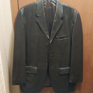 Ralph Lauren Leather Blazer